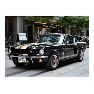 #0221  Ford Mustang GT 500 4x6 Version Glossy Photo - First Class Fast Ship